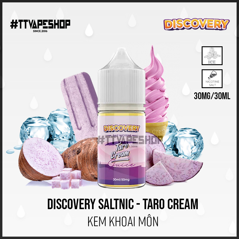 Discovery Saltnic Mg Ml Taro Cream Kem Khoai M N