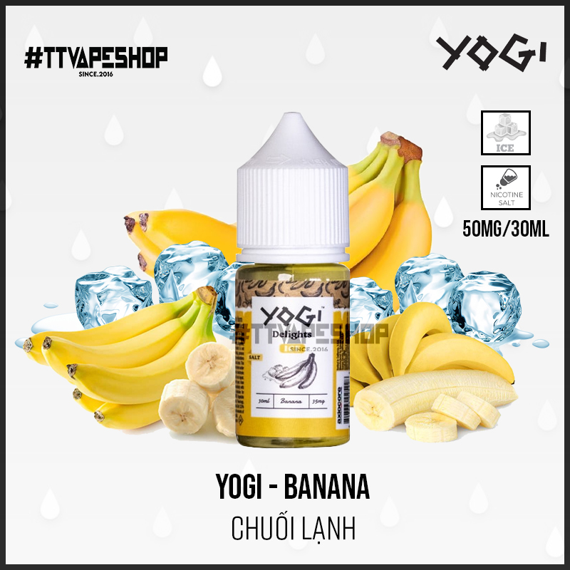 Yogi Saltnic Mg Ml Banana Chu I L Nhyogi Juice