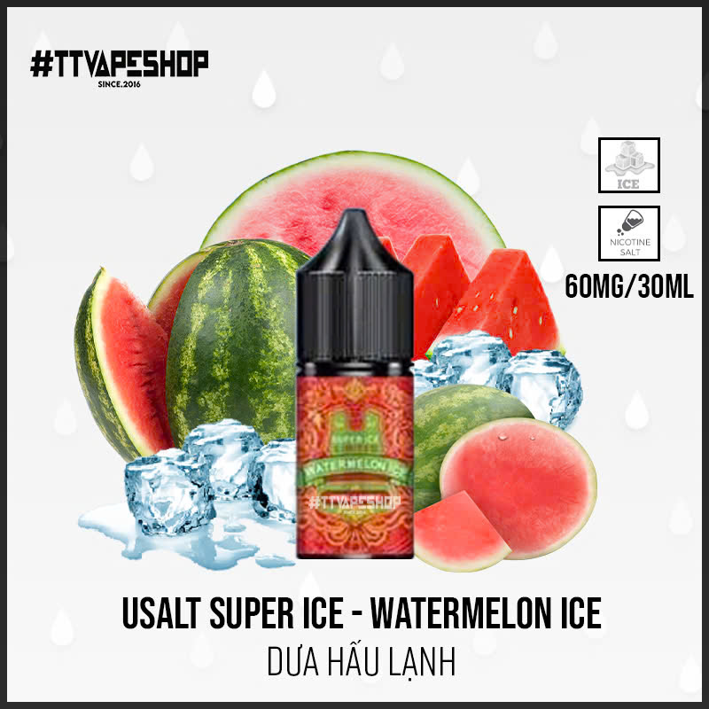 Usalt Super Ice Limited Watermelon Ice Ml Mg D A H U L Nh